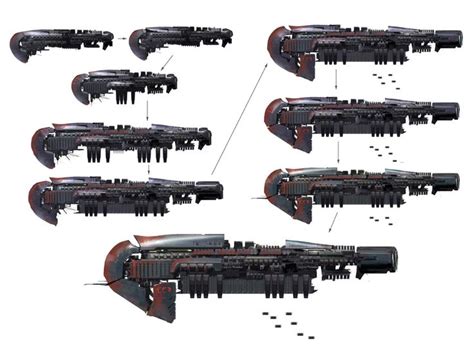 Banished Warship Gbraakon Concept Art Halo Infinite Art Gallery