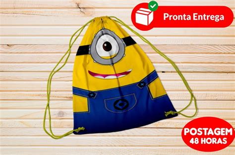 Mochilinha Minions Pronta Entrega Elo7 Produtos Especiais