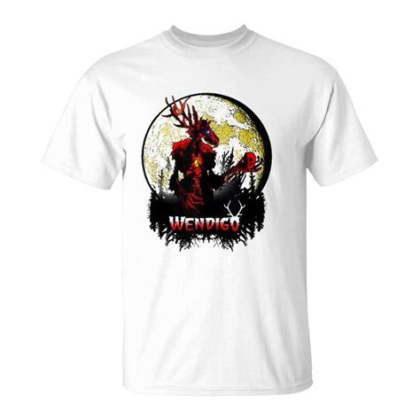 Wendigo New Monster Skinwalker Cryptid Evil Horror Monster T Shirt Mazezy