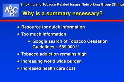 Ppt Treating Tobacco Use And Dependence Guidelines Objectives