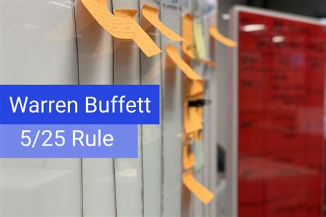 Warren Buffetts 525 Rule 3 Simple Steps Timeular