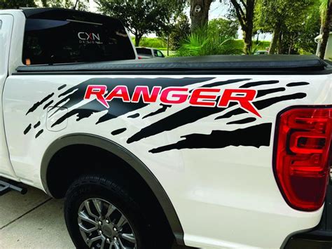 Ford Ranger Vinyl Graphics Decals Stripes Etsy In