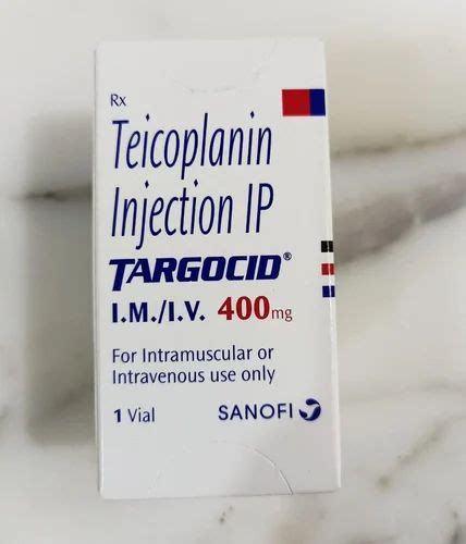 Targocid Teicoplanin 400mg Injection At Rs 2091 65 Box Targocid