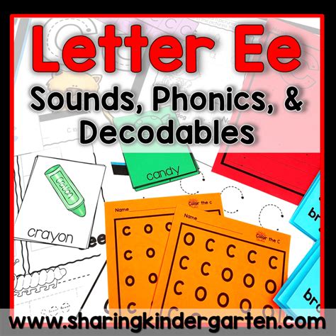 Letter Ee Activities HMH Structured Literacy OG Printables Center ...