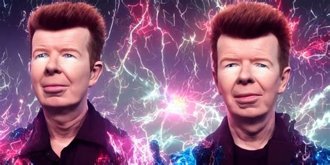 Cgi Film Render K Detailed Of Rick Astley On A Stable Diffusion