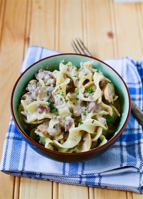 Slow Cooker Beef Stroganoff Recipe Crockpot Dinner