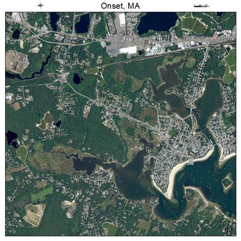 Aerial Photography Map of Onset, MA Massachusetts