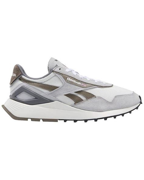 Reebok Classic Leather Trim Sneaker In Grey Gray Lyst