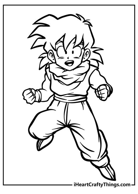 Dragon Ball Z Printable Pages