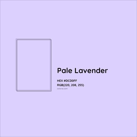 About Pale Lavender - Color codes, similar colors and paints - colorxs.com