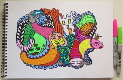 MakeArtBeHappy: Another Sharpie doodle..