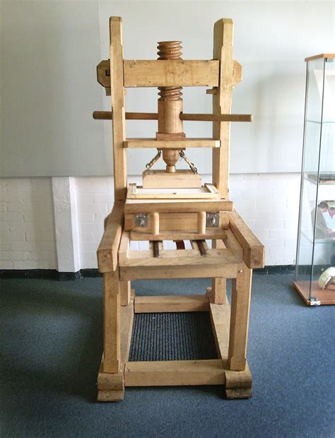 Gutenberg Press Replica Made On The Stephen Fry Documentary Printing