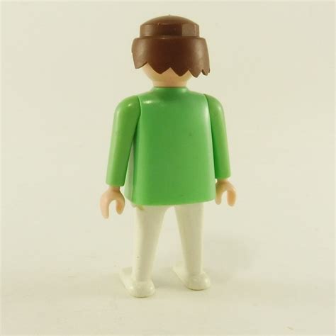 Playmobil Homme Vert Pale Et Blanc Infirmier Vintage