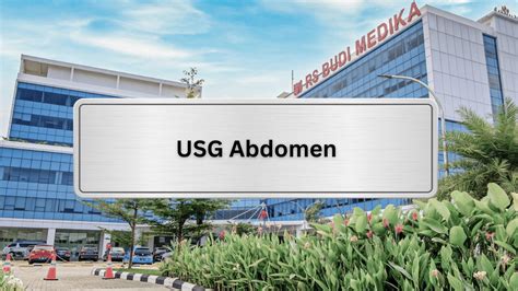 Usg Abdomen — Rumah Sakit Budi Medika