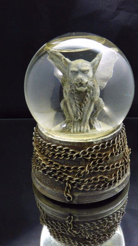 Snow Globe In Fantasy Myth Magic Snow Globes Gargoyles Snow