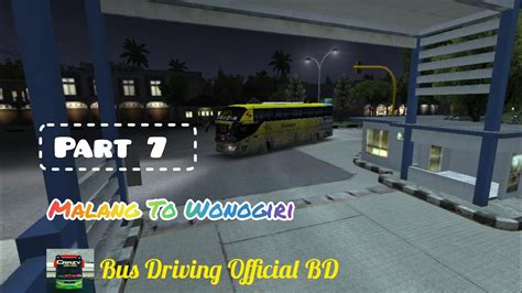 Bus Simulator Indonesia Full Map Round Trip Part 4 Malang Wonogiri