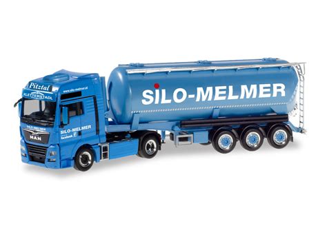 Herpa Man Tgx Xxl Euro C Silo Semitrailer Silo Melmer Kletterstadl