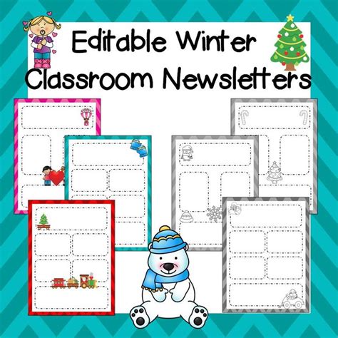 Winter Newsletters Resource Classroom Classroom Newsletter Reading