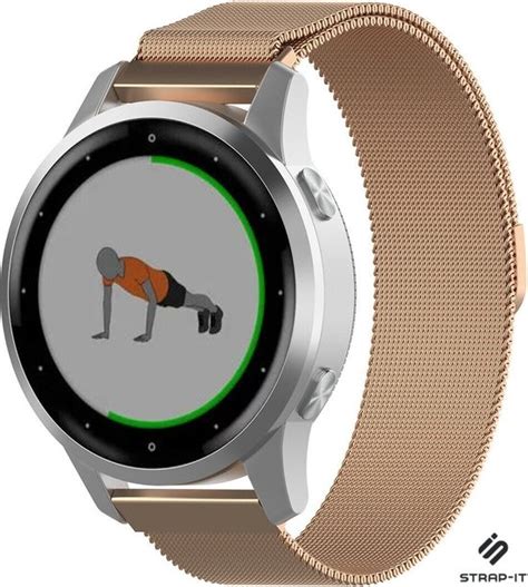 Smartwatch Bandje Mm Milanees Bandje Geschikt Voor Garmin