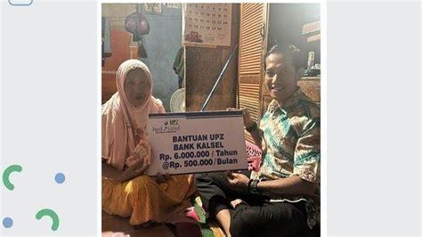 Program Peduli Lingkungan Upz Bank Kalsel Bantu Biaya Hidup Lansia