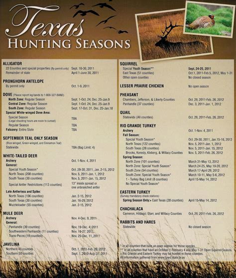 Hunting Seasons in Texas Begins Next Month