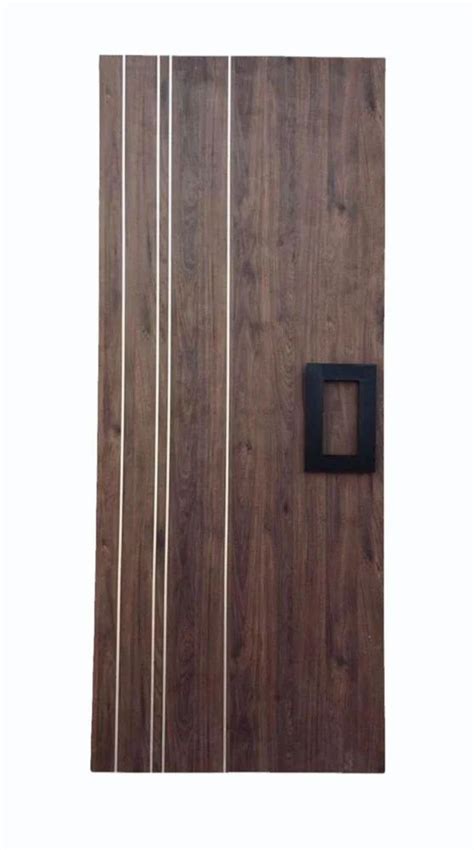 Interior Brown Pine Wood Laminated Flush Door At Rs 5100 Piece Pine