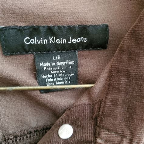 Calvin Klein Brown Corduroy Jacket Gem