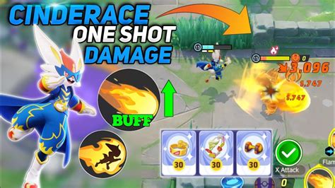 Cinderace New One Shot Kill Build For Pyro Ball 100 Brutal Damage