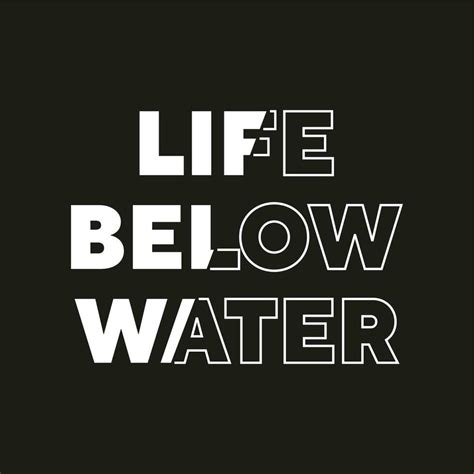 Life Below Water New Best Stock Text Effect Professional Typography Tshirt Design For Print