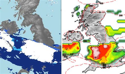 Snow forecast UK weather: Where is it snowing in the UK today ...