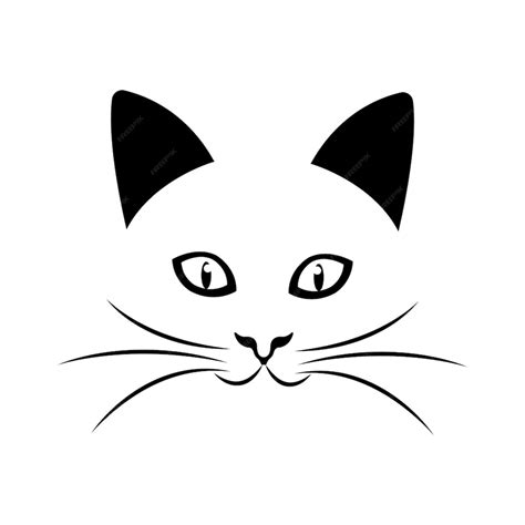 Premium Vector Cat Head Icon Logo Vector Design Template