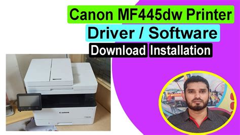 Canon Mf445dw Printer Driver Download And Installation In Windows 10 Ll മലയാളം Youtube