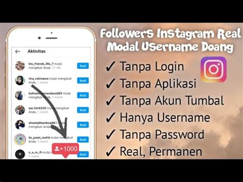 Berbayar Cara Cepat Menambah Follower Instagram Tiktok Hingga Ribuan