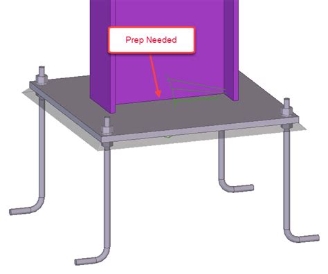 How To Prep The Bottom Of A Column Inside 1047 Tekla User Assistance