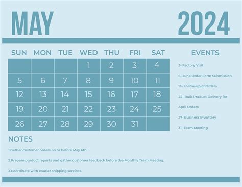 May 2024 Calendar Printable Word Ruthy Claudina