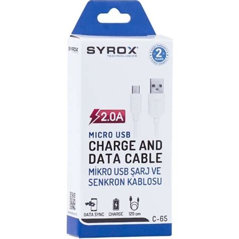 Syrox Amper Micro Usb K K Kutulu Kablo Syx C Fiyat