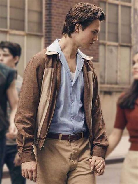 Ansel Elgort West Side Story Brown Jacket - New American Jackets