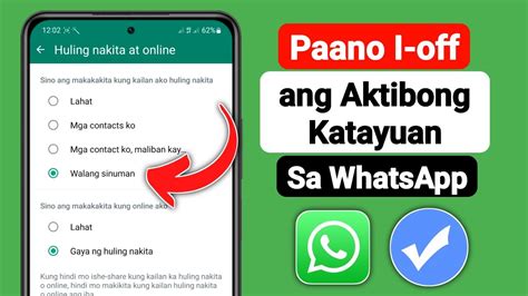 Paano I Off Ang Aktibong Katayuan Sa Whatsapp I Off Ang Active Status