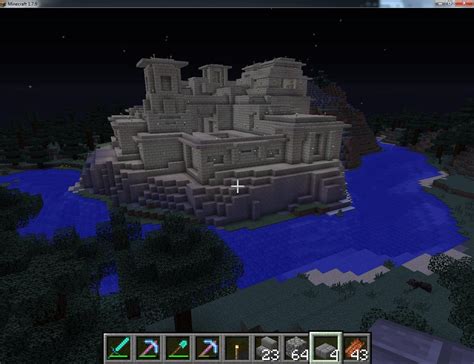 New survival castle I'm working on : r/Minecraft