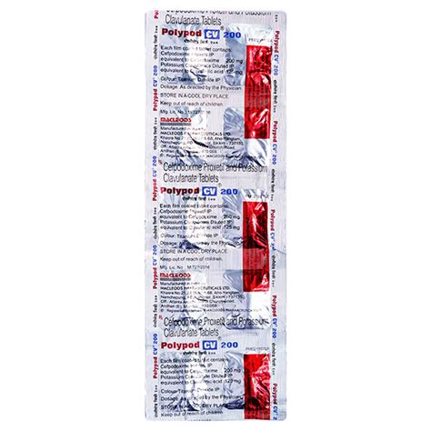 POLYPOD CV 200mg Tablet 10 S Price Uses Side Effects Netmeds