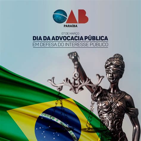 OAB Paraiba Em nota OAB PB homenageia Dia Nacional da Advocacia Pública