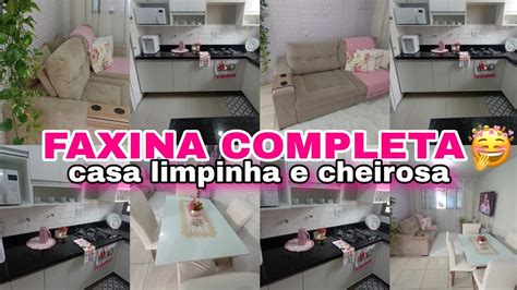 FAXINA COMPLETA E DETALHADA NA CASA LAVEI AS JANELAS CASA LIMPINHA