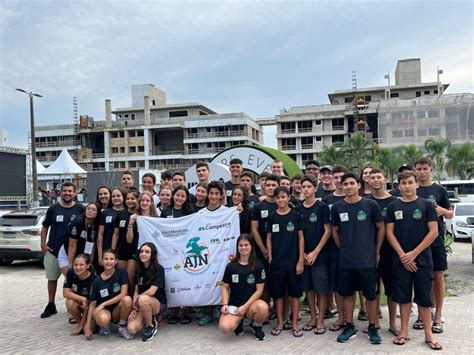 Atletas Da Ajn Participam Do Campeonato Fita Azul Em Florian Polis