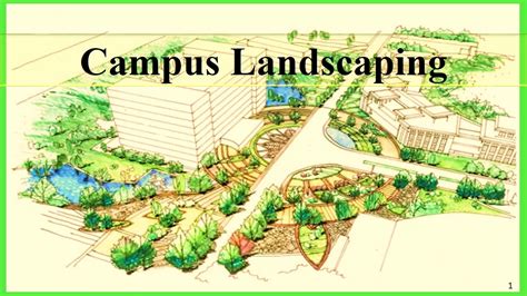 Campus Landscaping Landscape Planning And Design Youtube