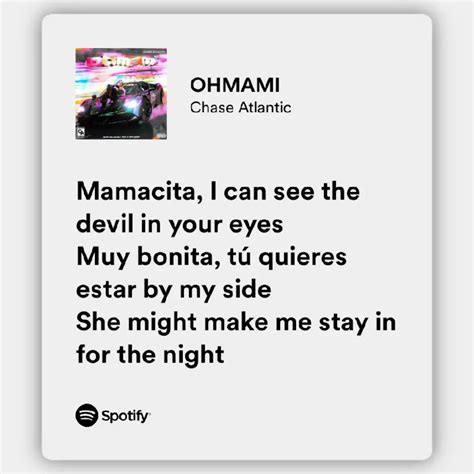 Chase Atlantic Ohmami Pretty Lyrics Just Lyrics Lyrics Aesthetic