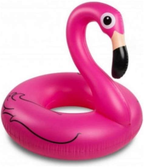 Kleine Opblaasbare Flamingo Zwemband Zwemband Flamingo Roze