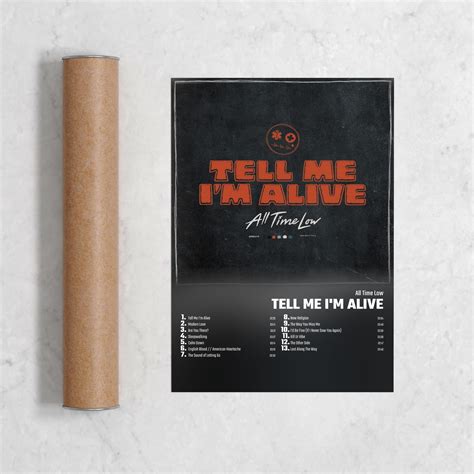 All Time Low Tell Me I M Alive Album Cover Poster Print Etsy Uk