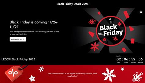 LEGO Black Friday 2023 Deals Promotions GWP Offers Revealed