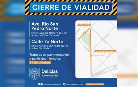 Anuncian Cierre De Vialidad