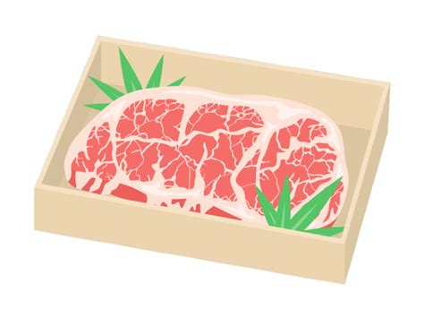 高級霜降り肉のギフトの無料イラスト イラストセンター